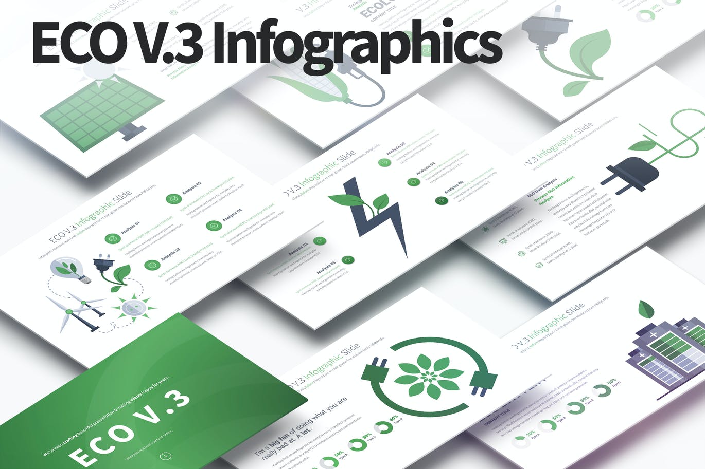 ECO V.3 - PowerPoint Infographics Slides