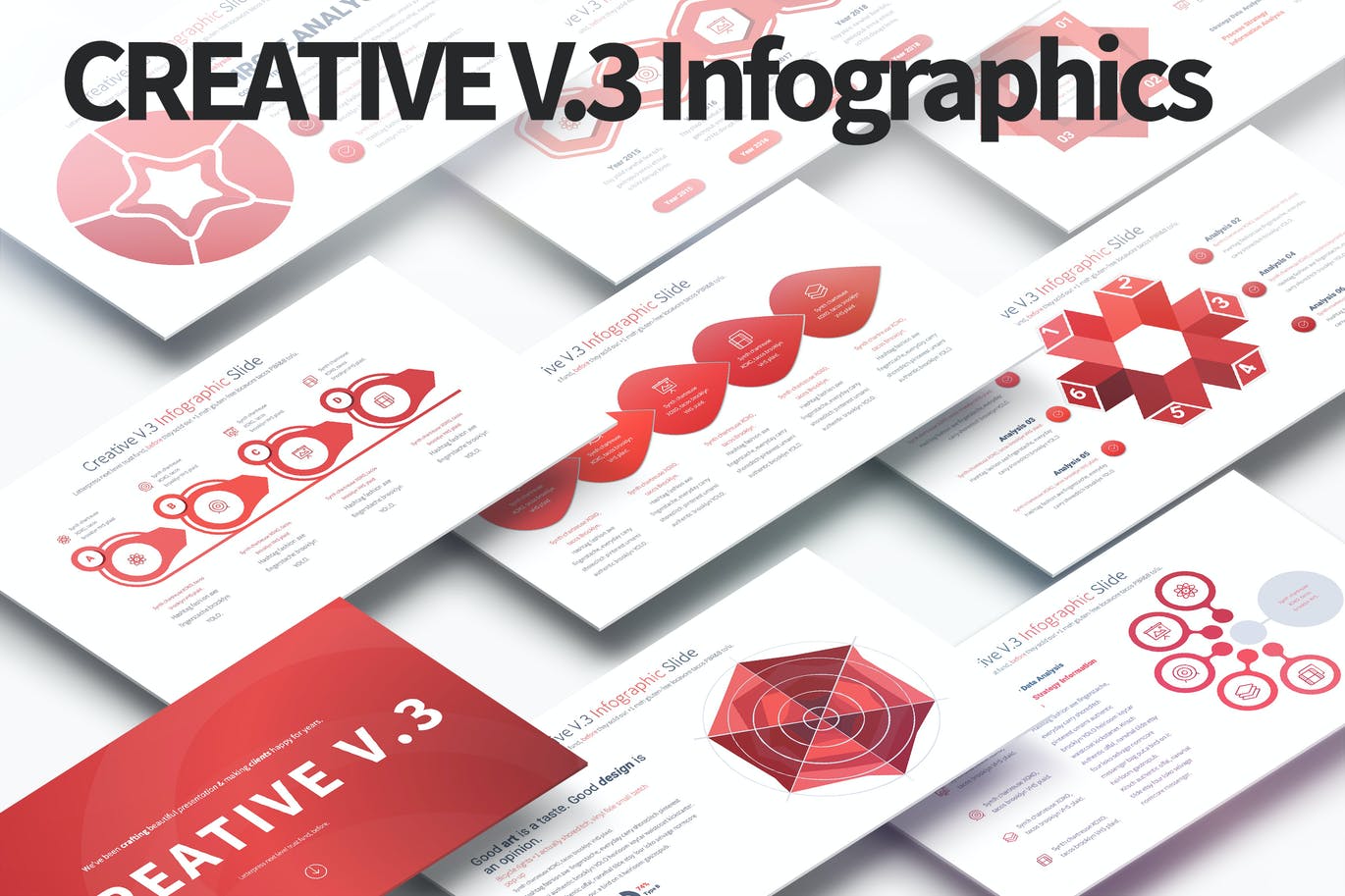 Creative V.3 - PowerPoint Infographics Slides