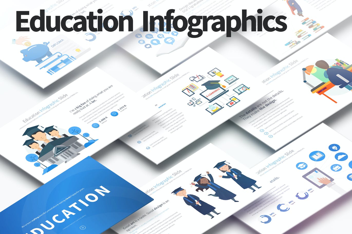 EDUCATION - PowerPoint Infographics Slides