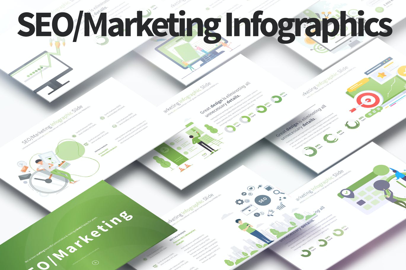 SEO/Marketing - PowerPoint Infographics Slides