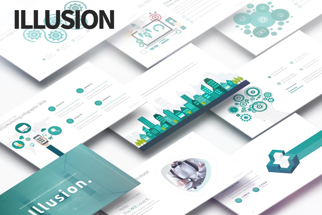 Illusion - Multipurpose PowerPoint Presentation