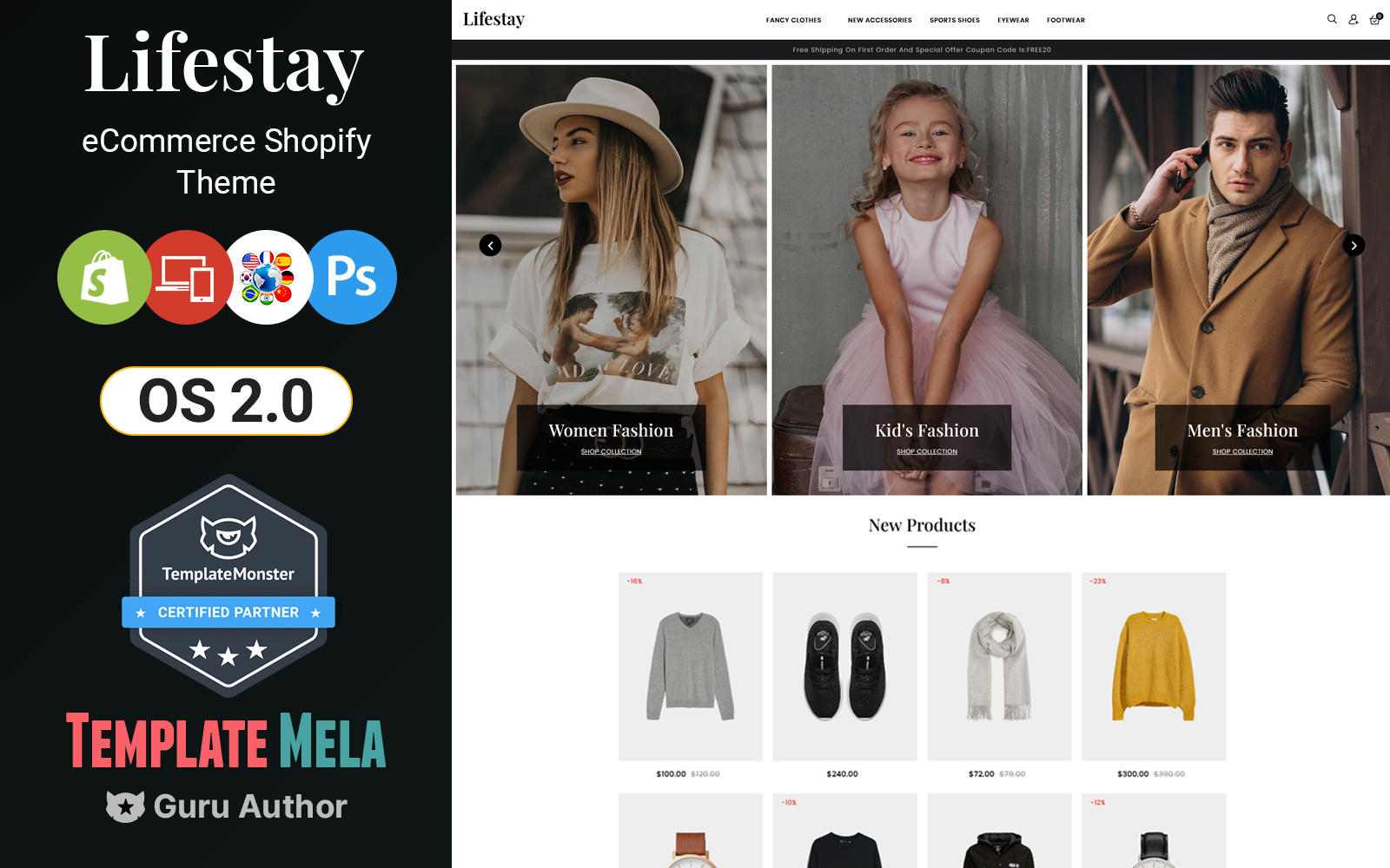 Lifestay - Fashion Shopify Theme