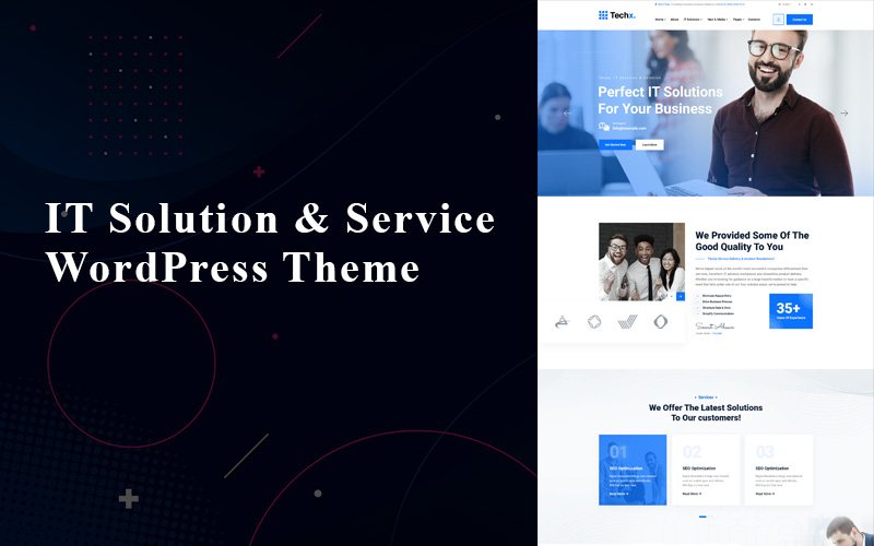 Techx - IT Solutions & Services WordPress Theme