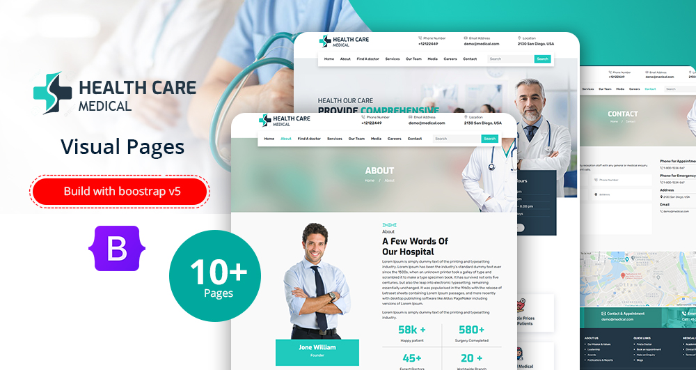 Healthcu - Health and Medical HTML5 Template