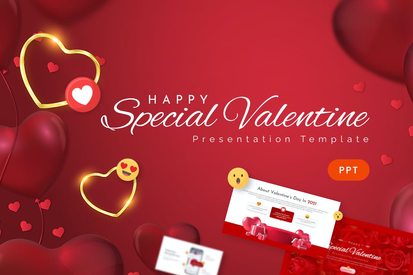 Special Valentine Powerpoint Template