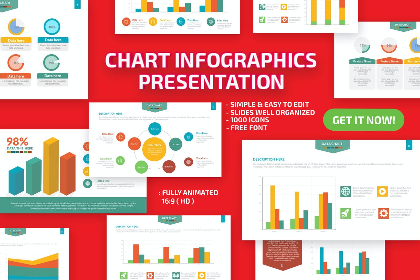 Chart Infographics Powerpoint