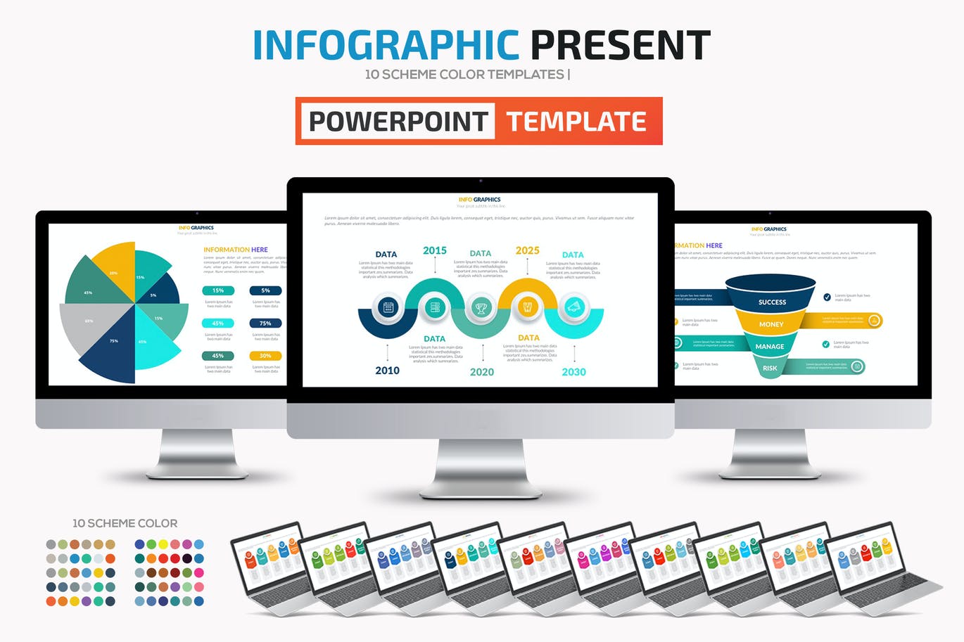 290 Infographic Powerpoint Template
