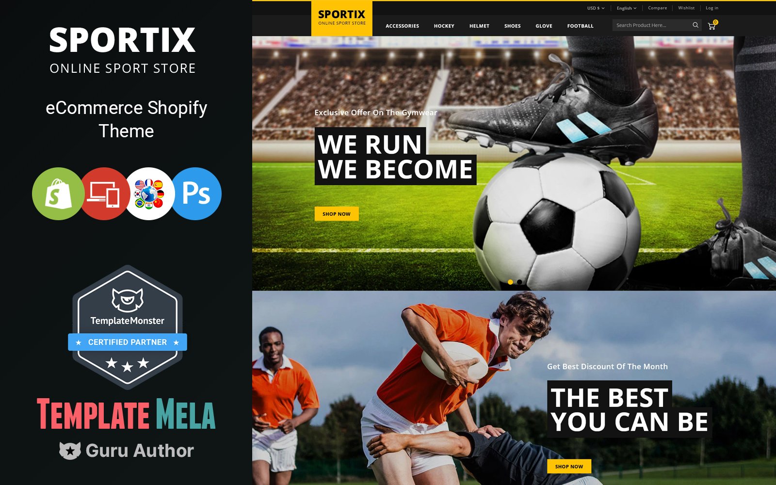 Sportix - Sports Store Shopify Theme