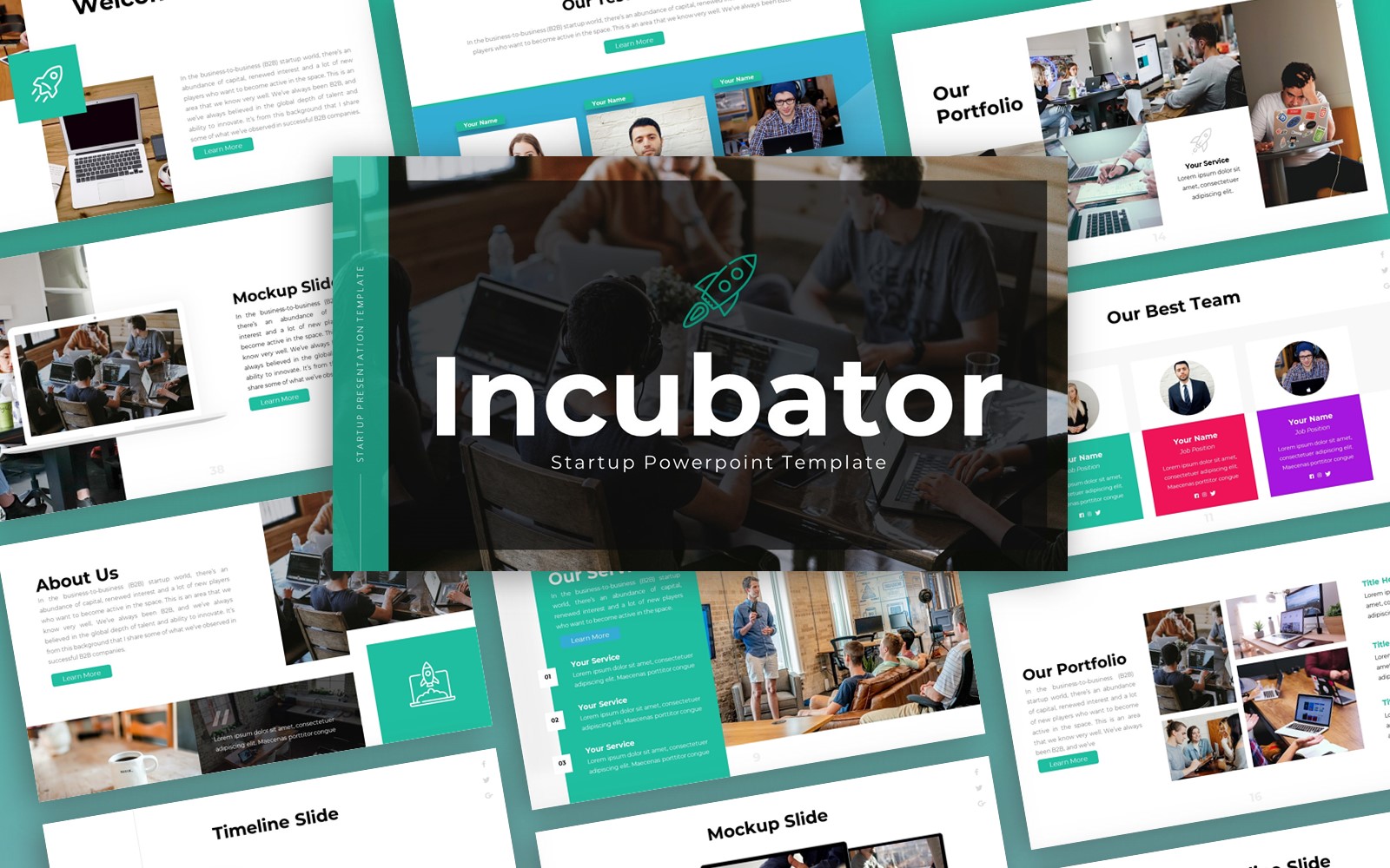 Incubator - Startup Multipurpose PowerPoint Template