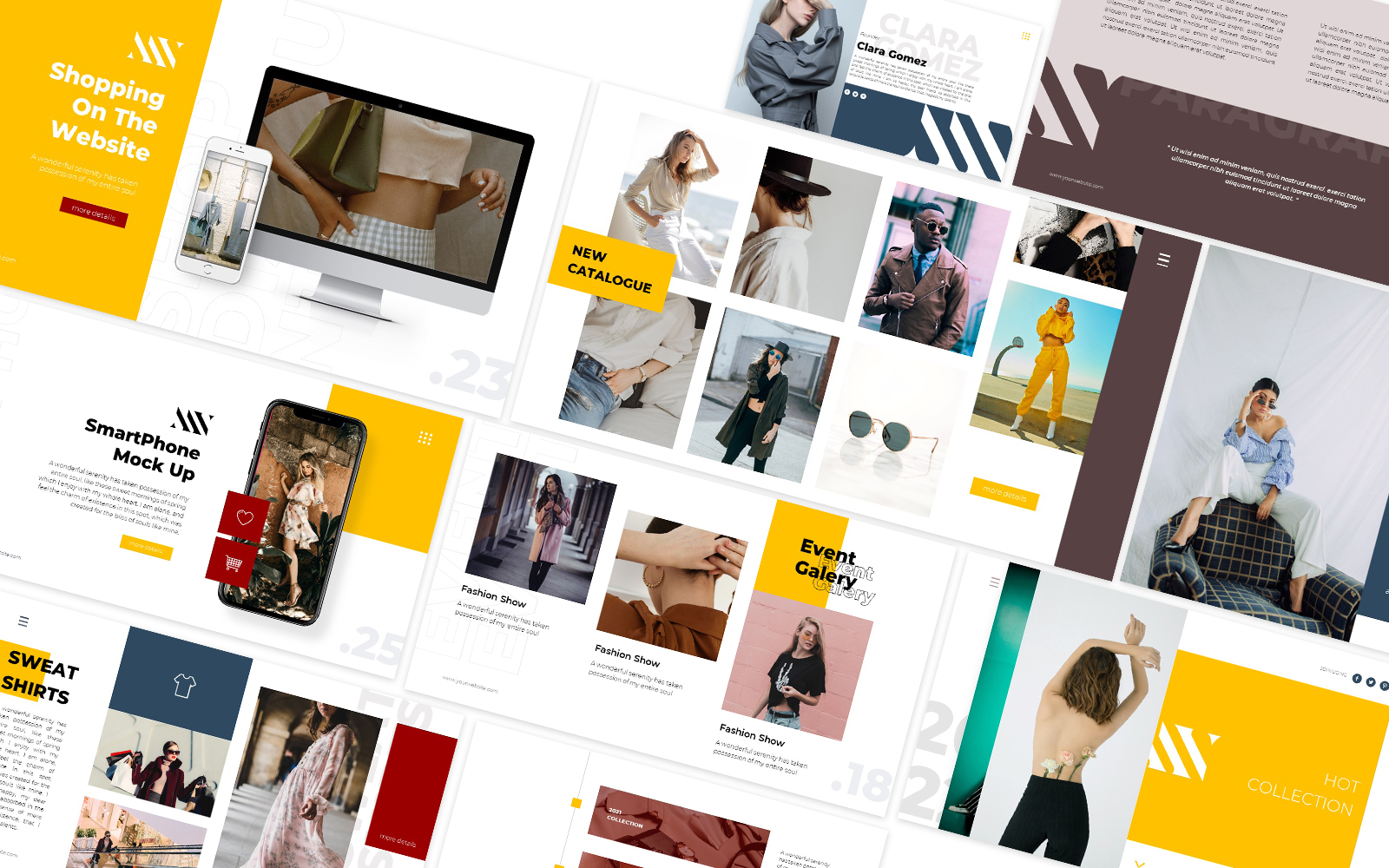 MV Clothes Fashion Powerpoint Template