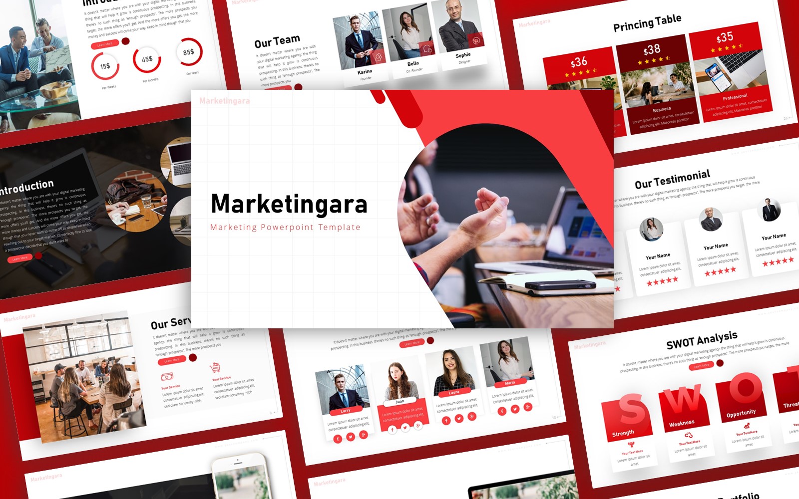 Marketingara - Marketing Multipurpose PowerPoint Template