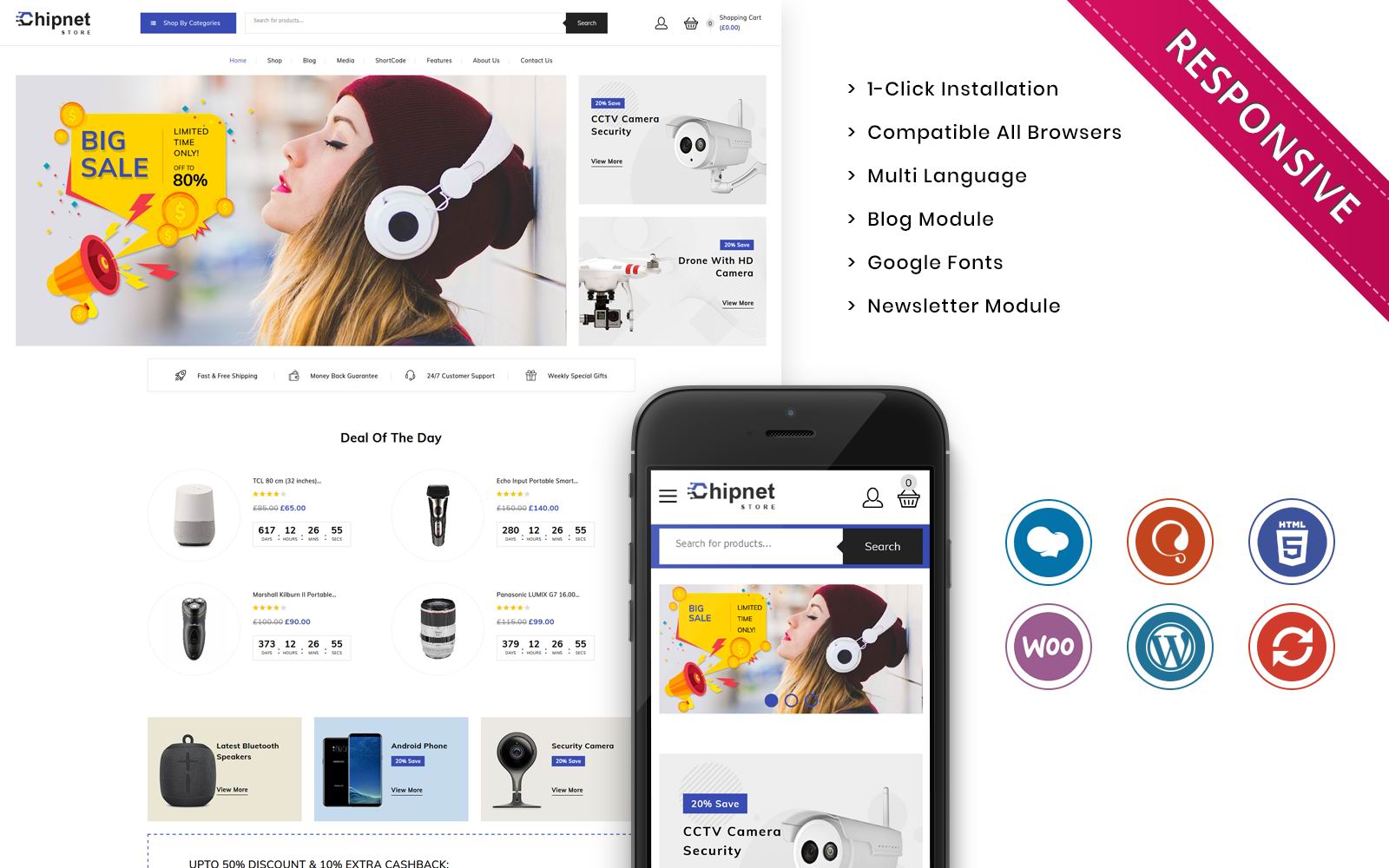 Chipnet - The Electronic Woocommerce Responsive Theme