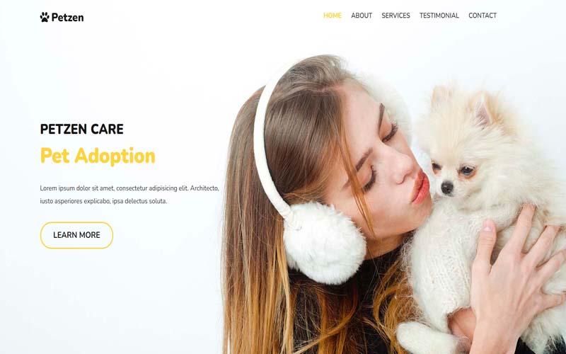 Petzen - Pet Care HTML Template