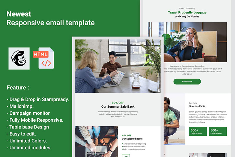 Newest - Html Responsive Email Template