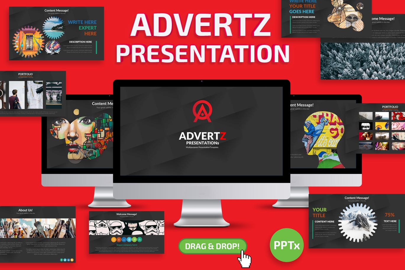 Advertz Powerpoint Presentation Template