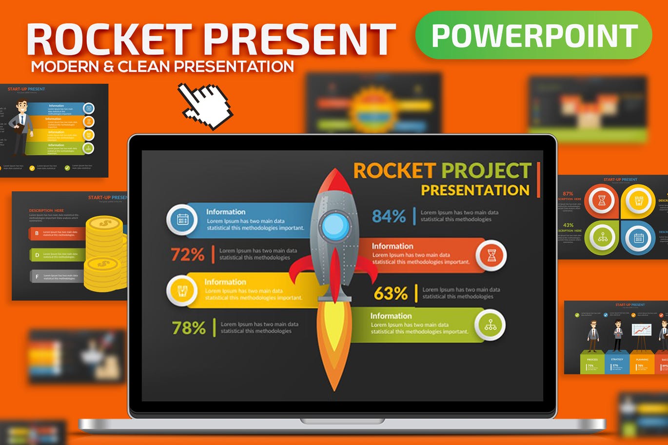 Rocket PowerPoint Presentation Template