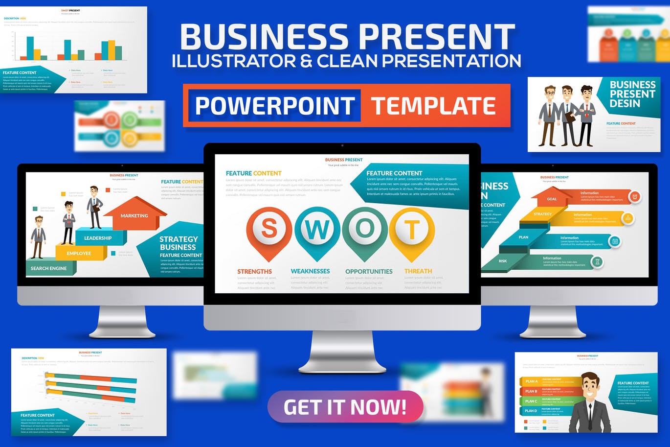 Business Present PowerPoint Presentation Template