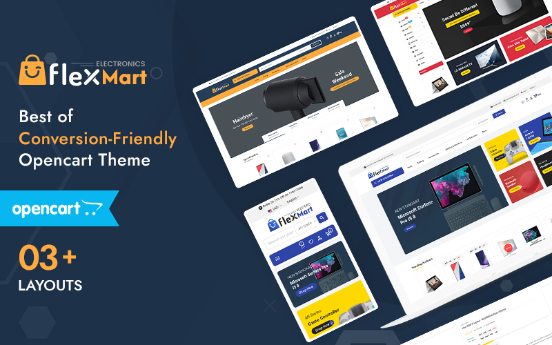 FlexMart Electronics & Gadgets OpenCart Multipurpose Theme