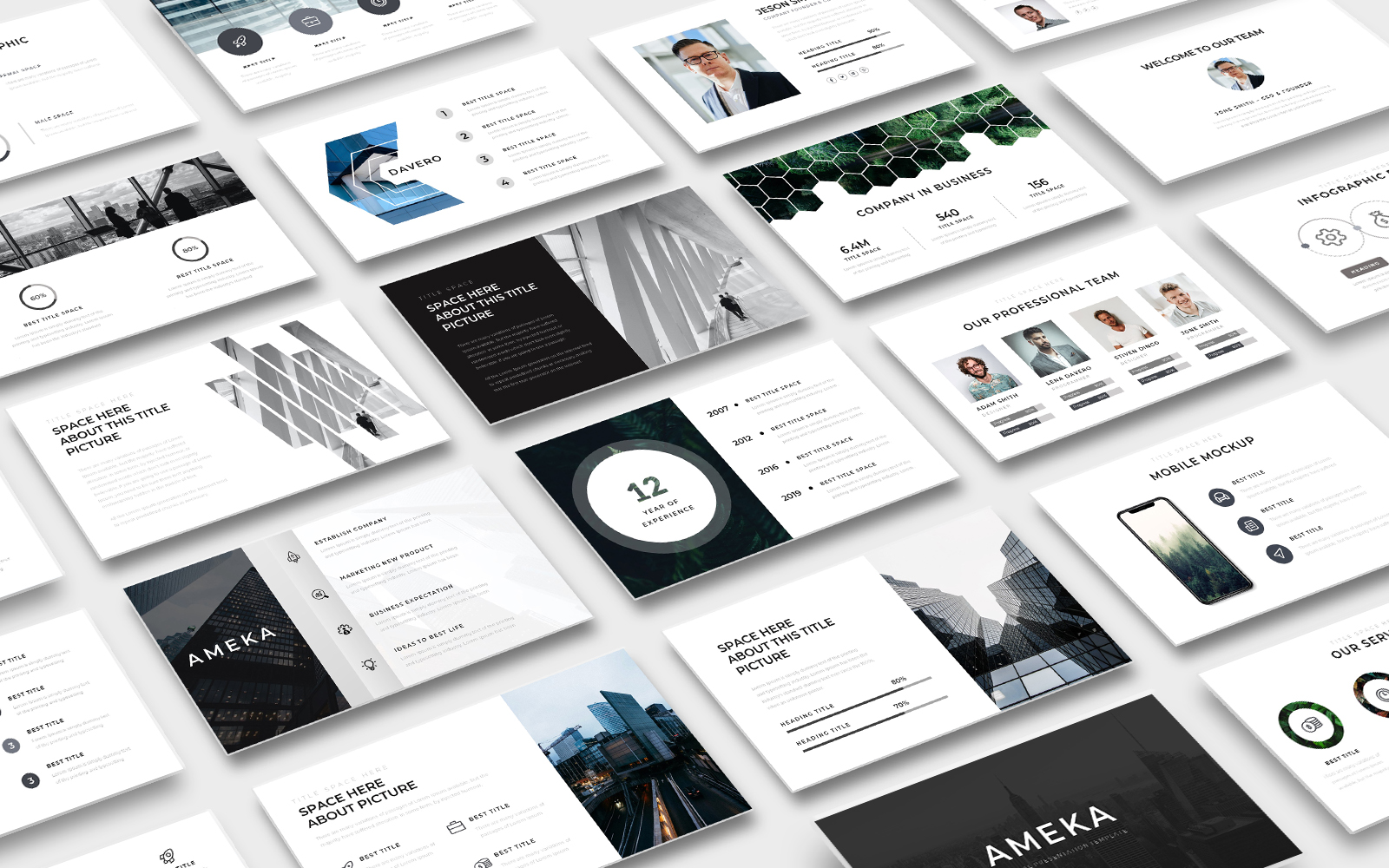 Ameka - Minimal PowerPoint Presentation Template