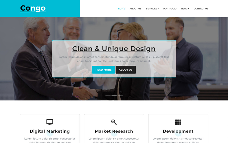 Congo - Business Bootstrap 5 Responsive template