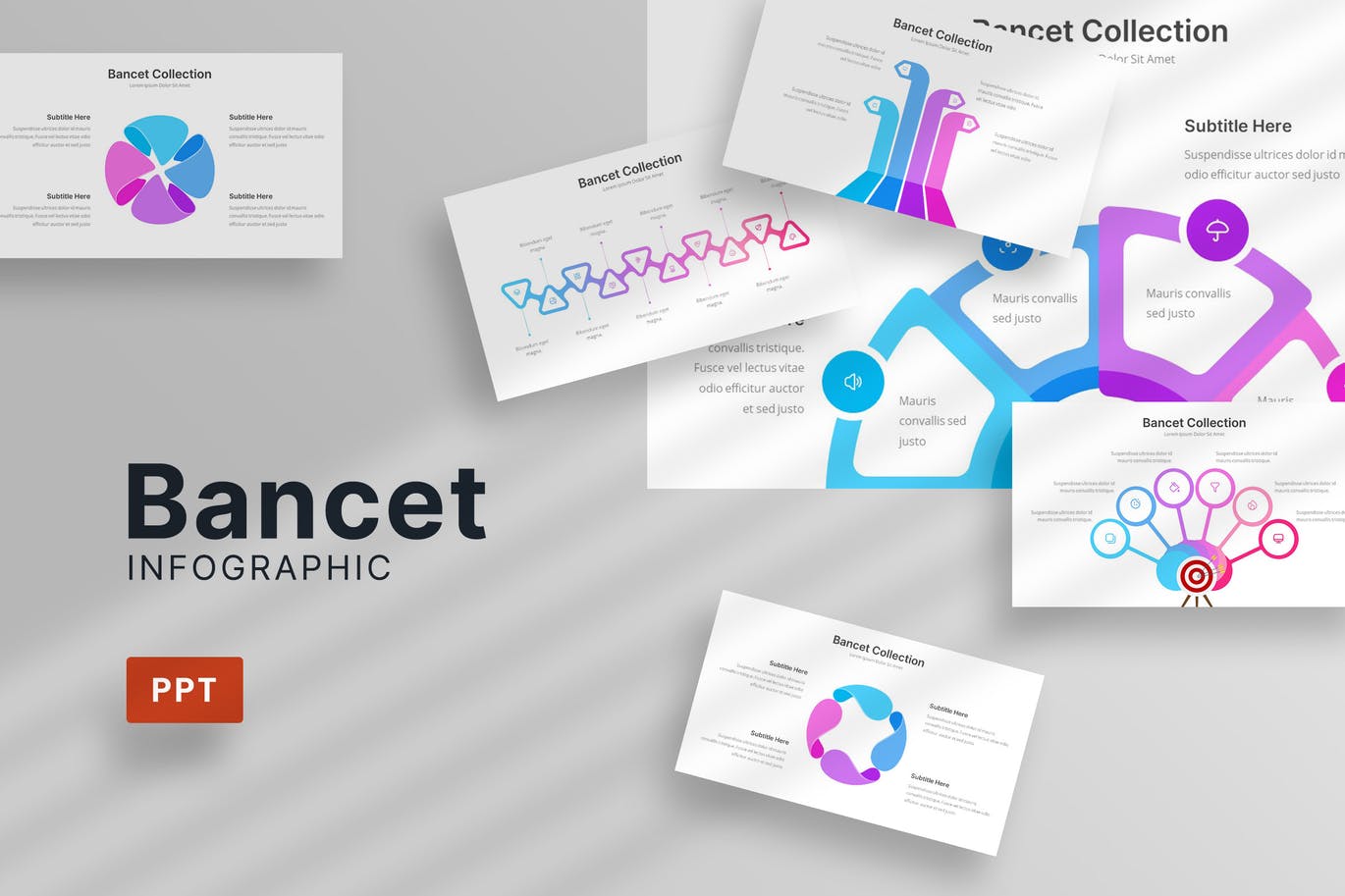 Bancet - PowerPoint Infographics Slide