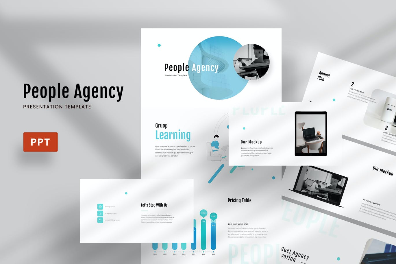 People Agency - PowerPoint Infographics Slide