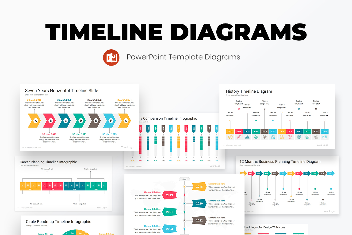 Timeline PowerPoint Template Diagrams