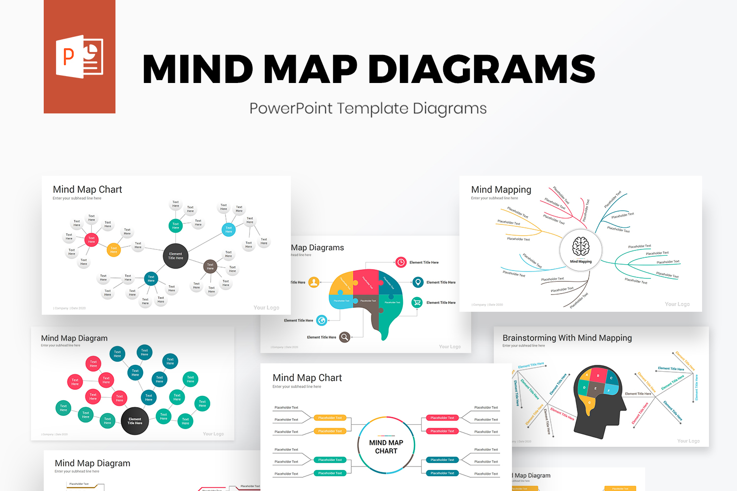 Mind Map PowerPoint Diagrams Template