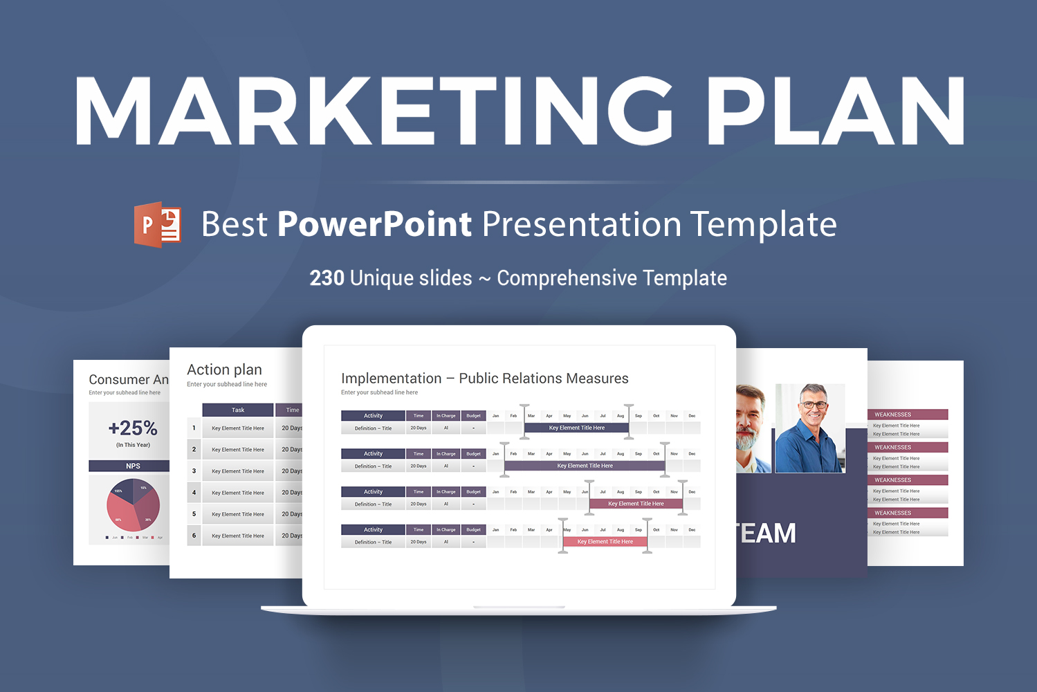Marketing Plan PowerPoint Business Presentation Template