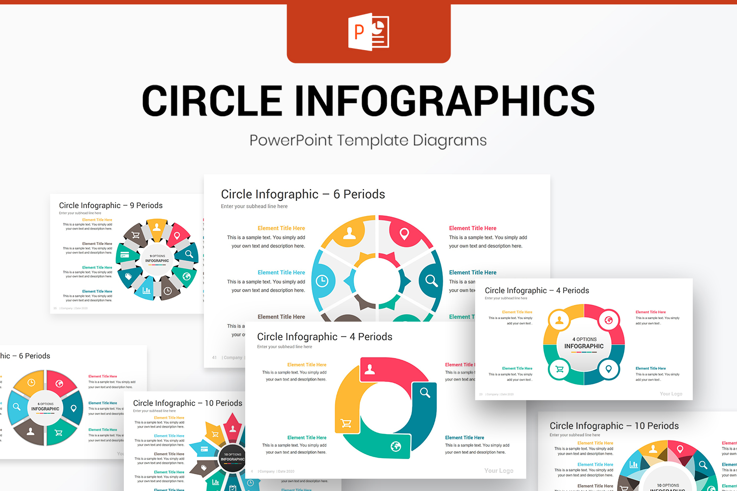 Circle PowerPoint Infographics Template