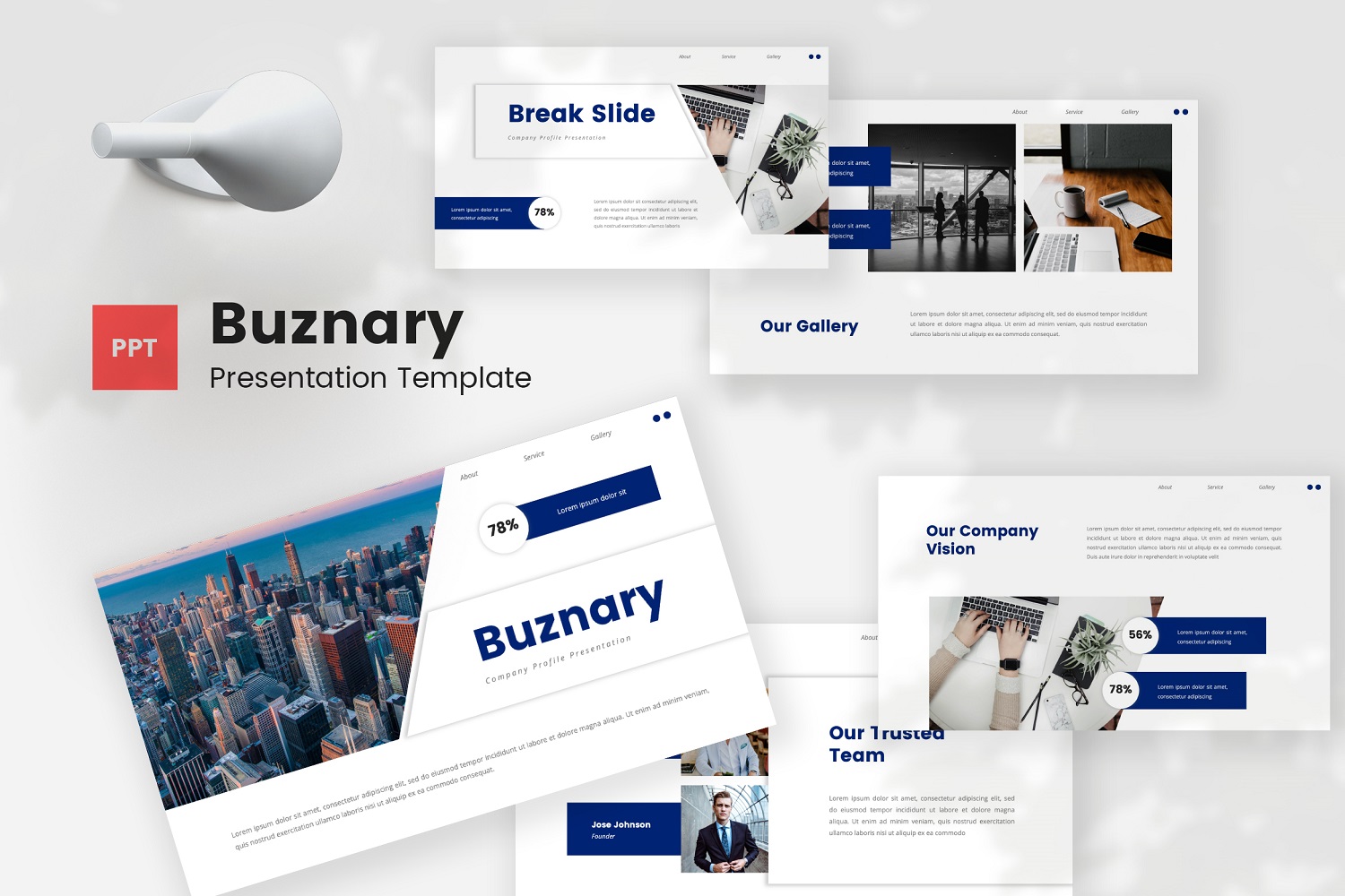Buznary — Company Profile Powerpoint Template