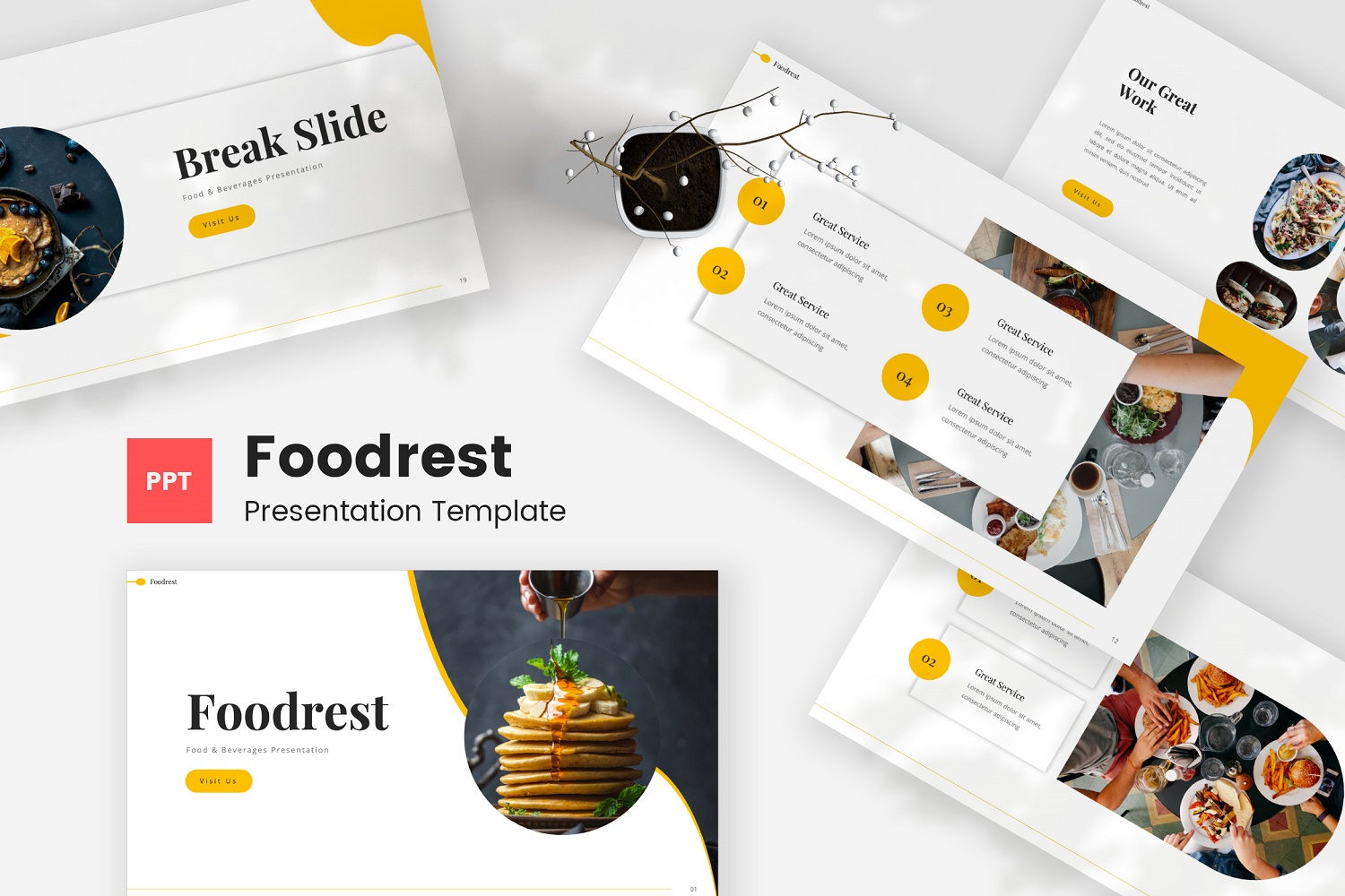 Foodrest — Food Powerpoint Template