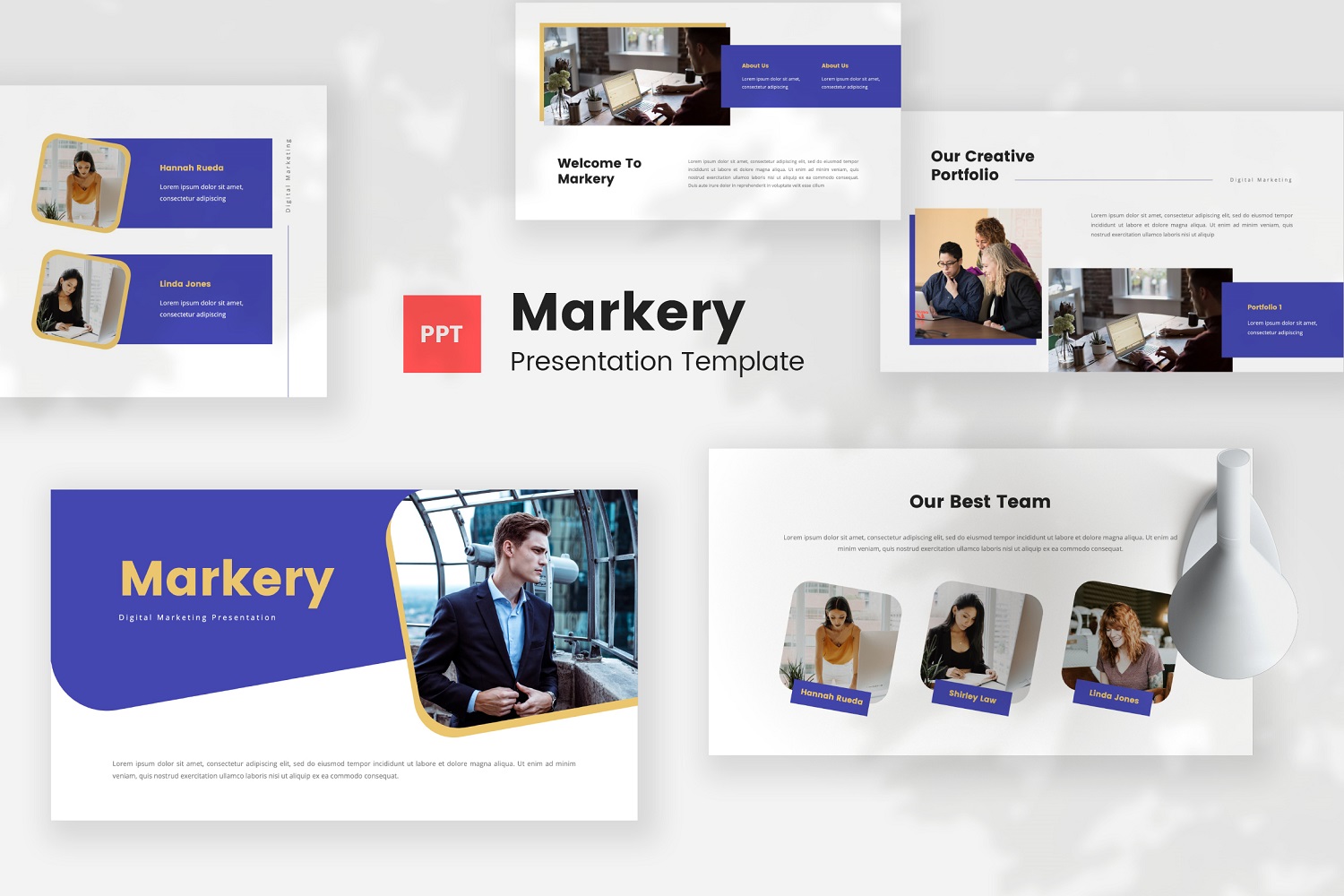 Markery — Digital Marketing Powerpoint Template