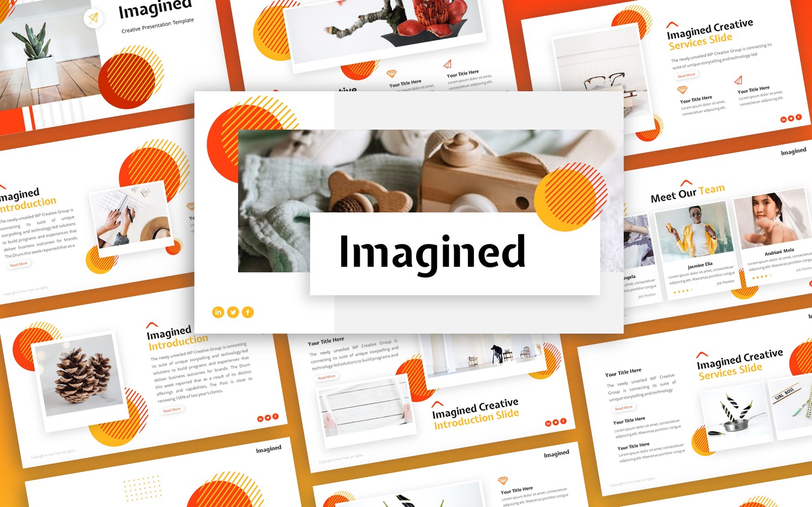 Imagined - Creative Multipurpose PowerPoint Template