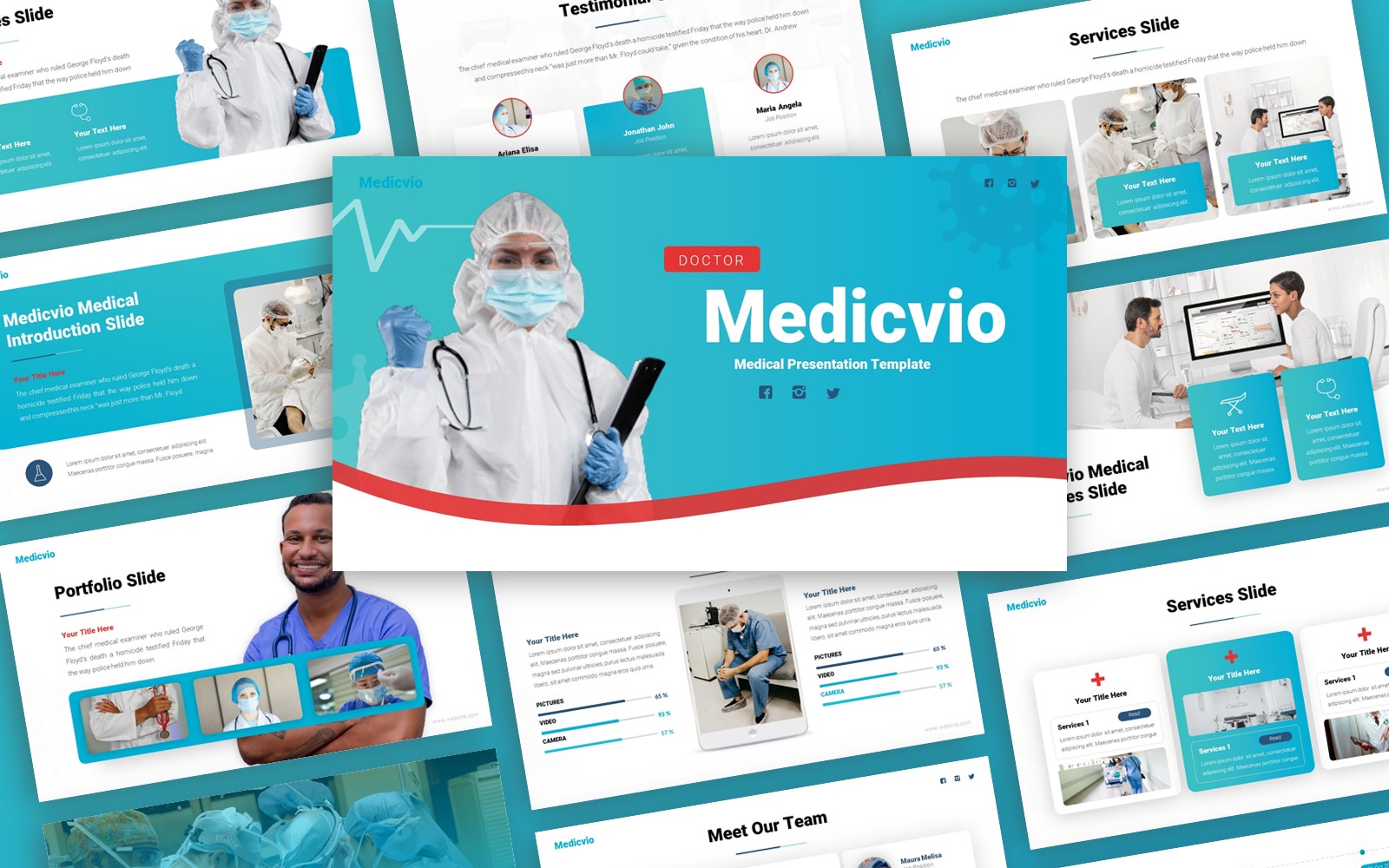 Medicvio Medical Multipurpose PowerPoint Template