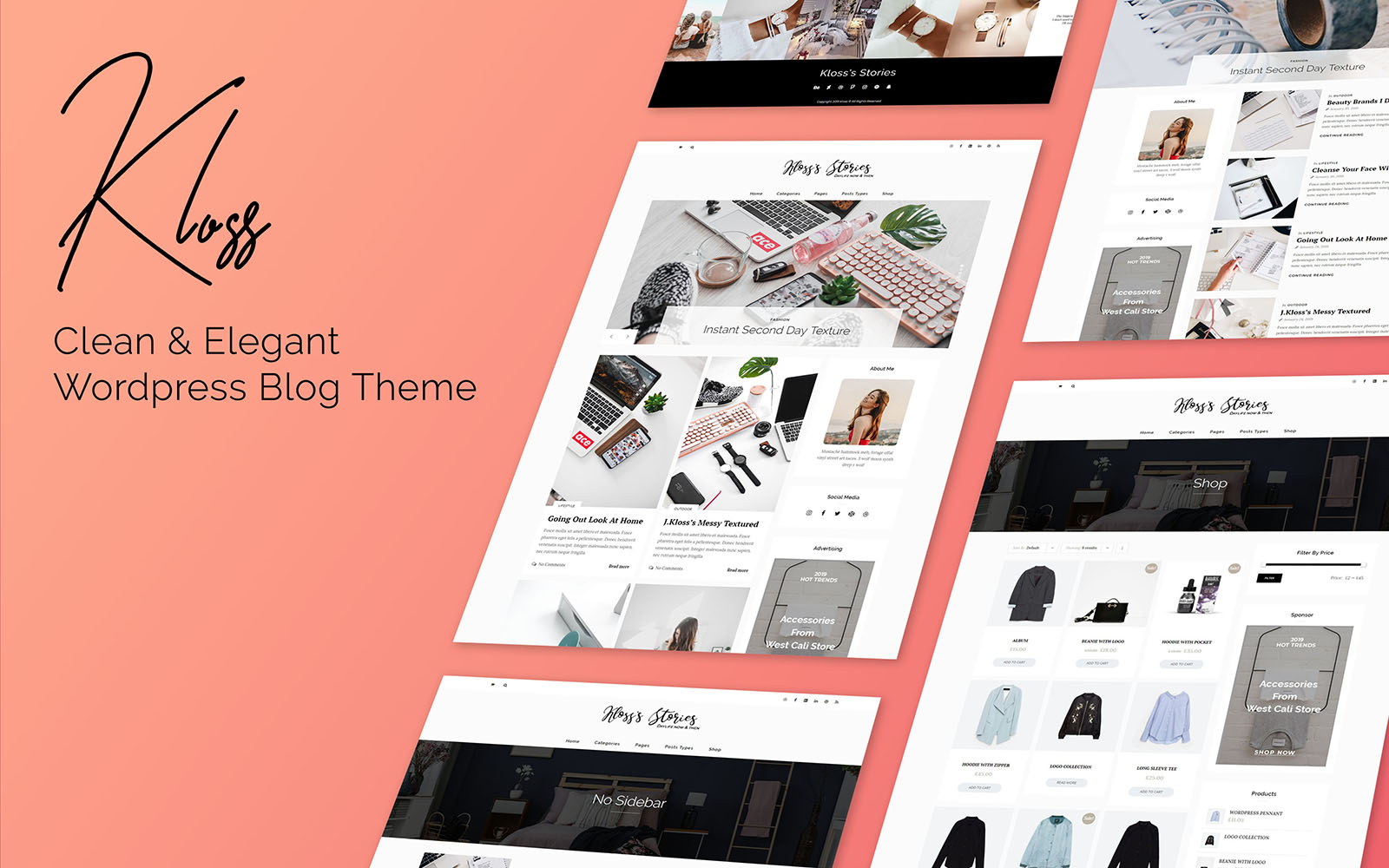 Kloss - Elegant WordPress Blog Theme