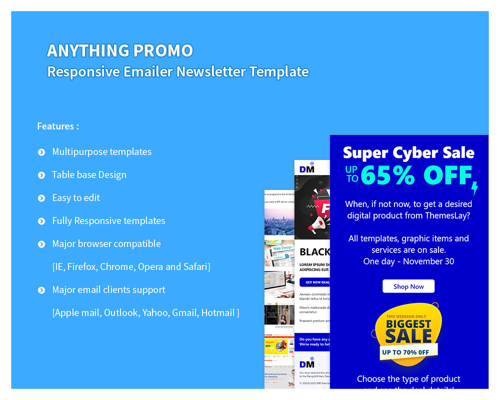 Anything Promo - Responsive Emailer Newsletter Template