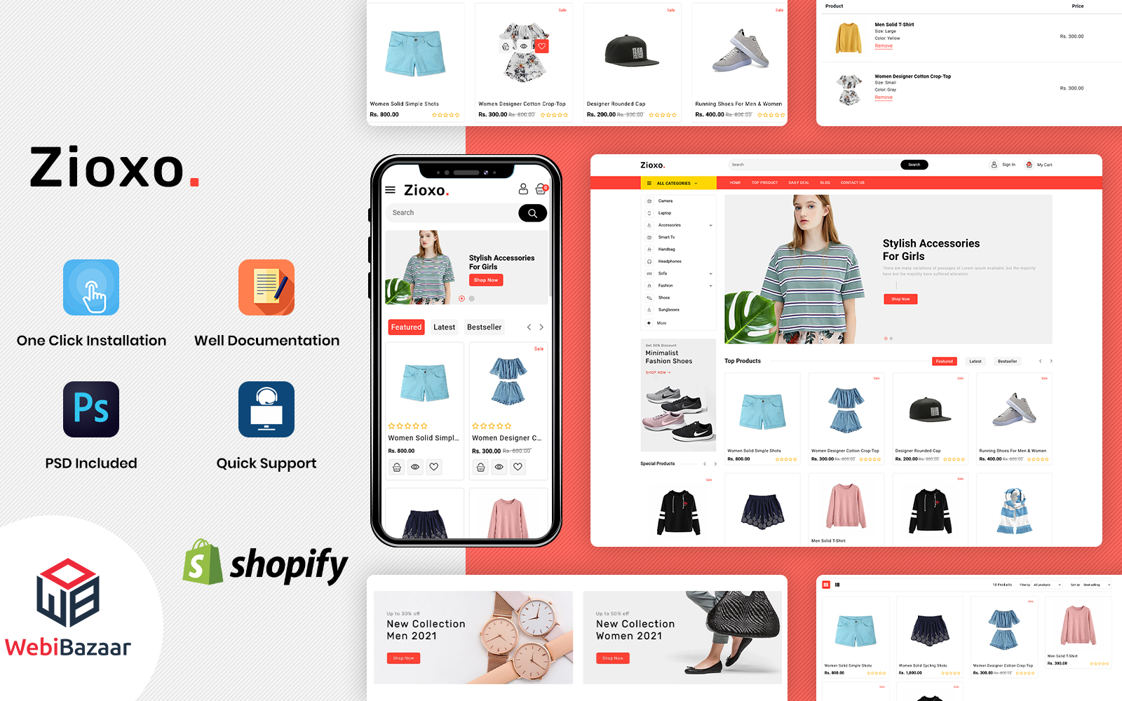 Zioxo - Multipurpose E-commerce Shopify Template