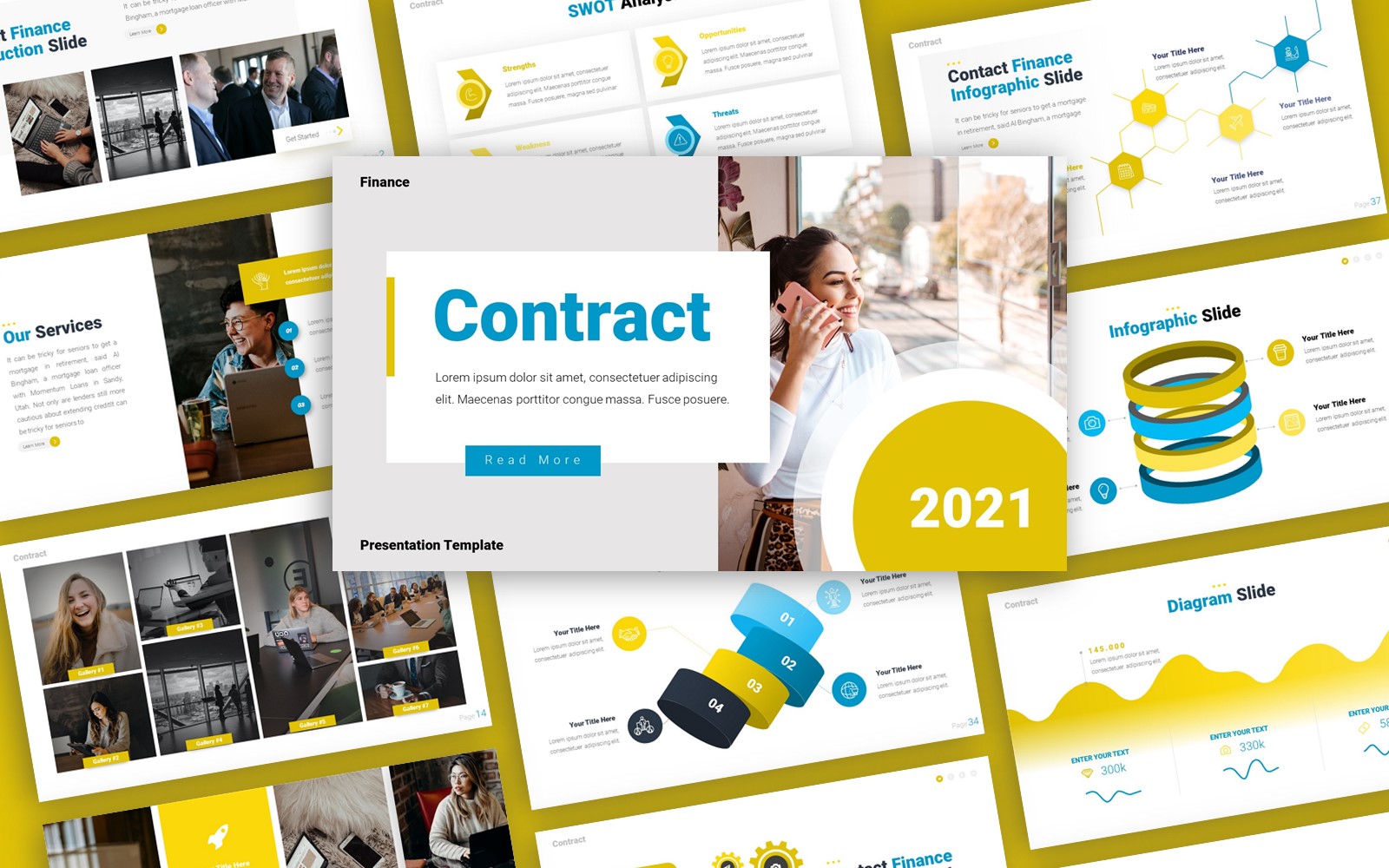 Contract Finance Multipurpose PowerPoint Template