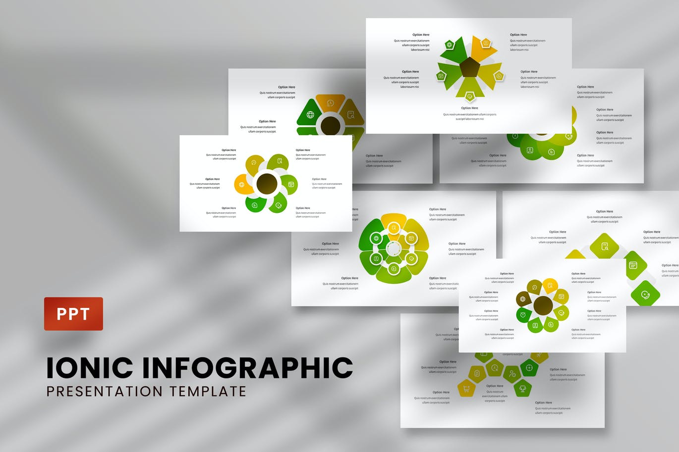 Ionic - PowerPoint Infographics Slide