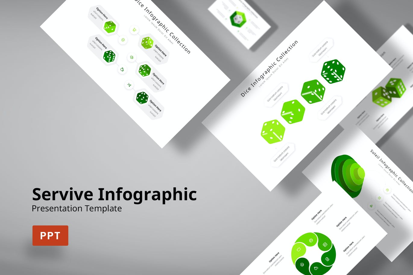 Servive - PowerPoint Infographics Slide