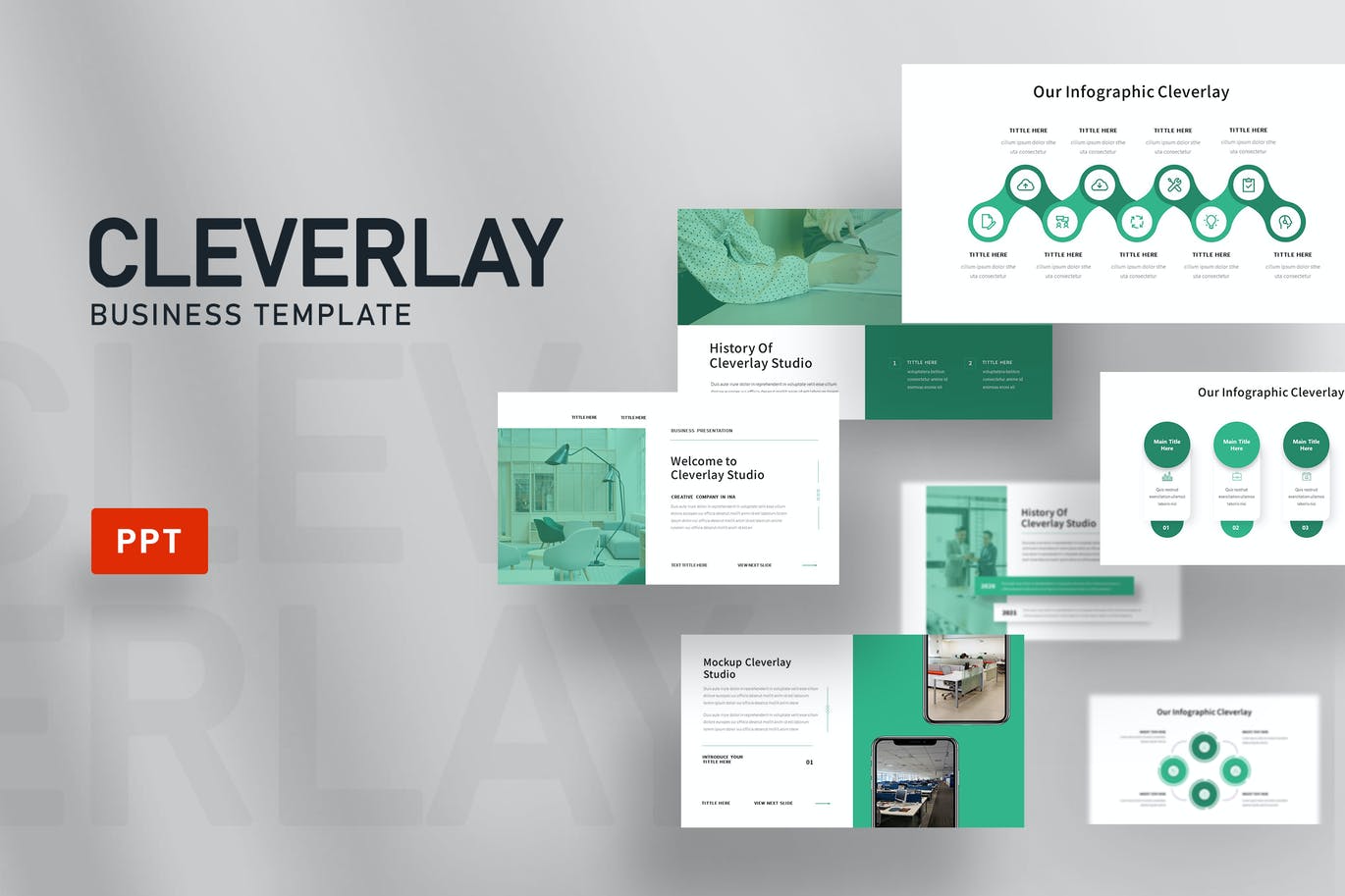 Cleverlay - PowerPoint Infographics Slide
