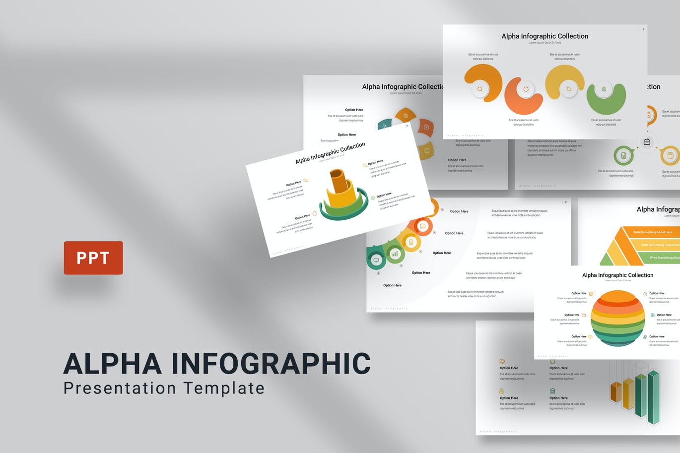 Alpha - PowerPoint Infographics Slide