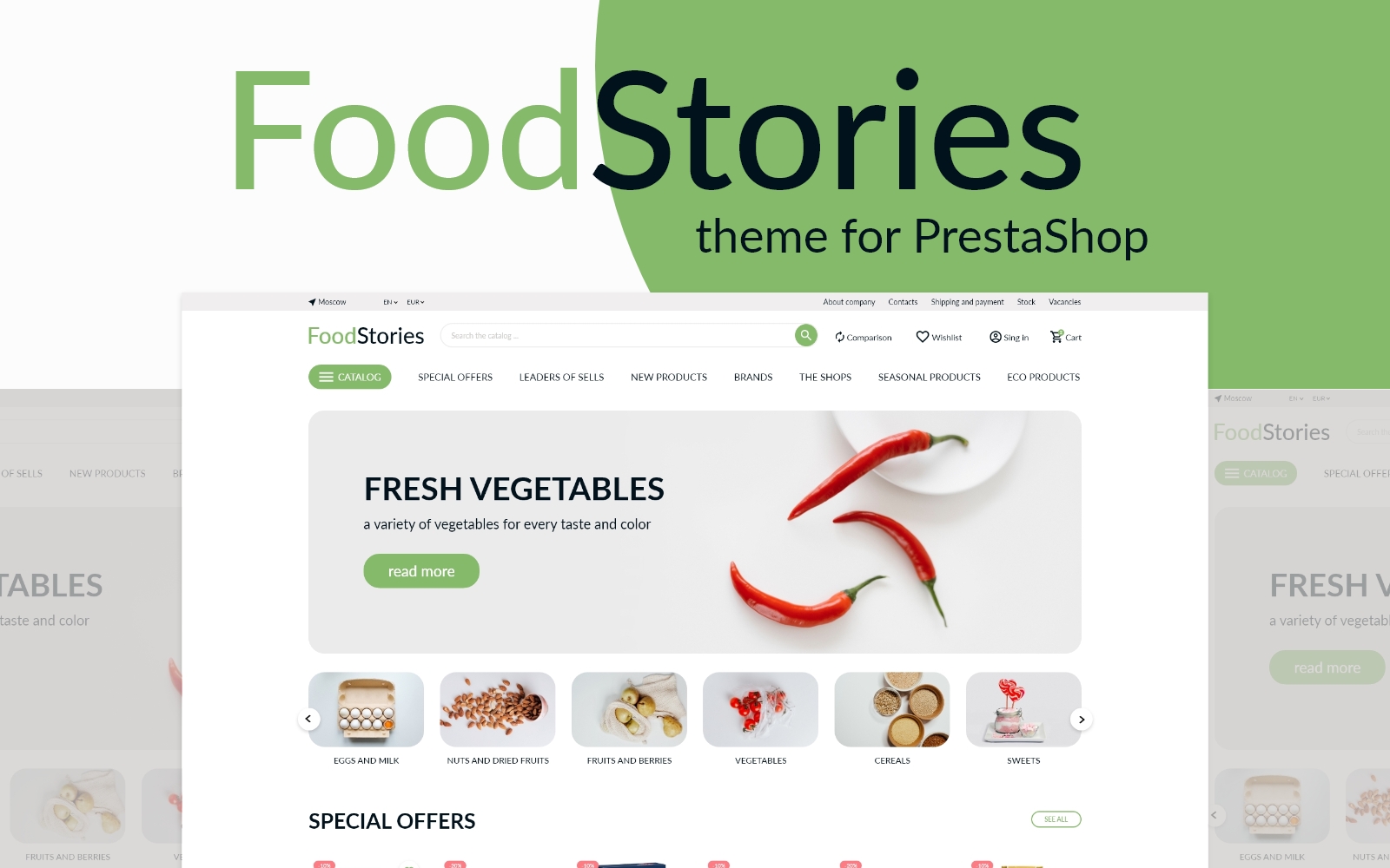 FoodStories - Theme for Food Stores and Restaurants on CMS PrestaShop