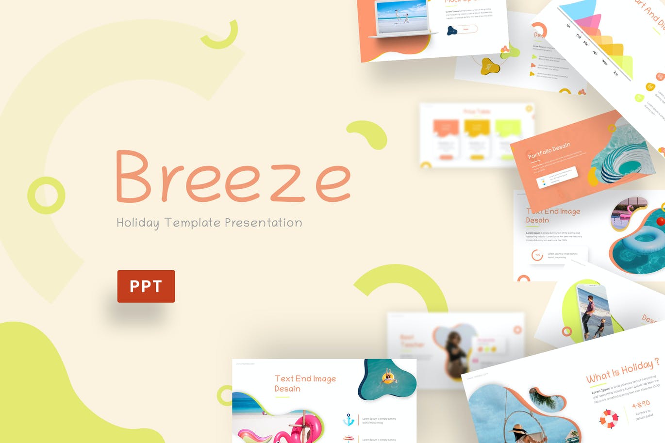Breeze - PowerPoint Infographics Slide