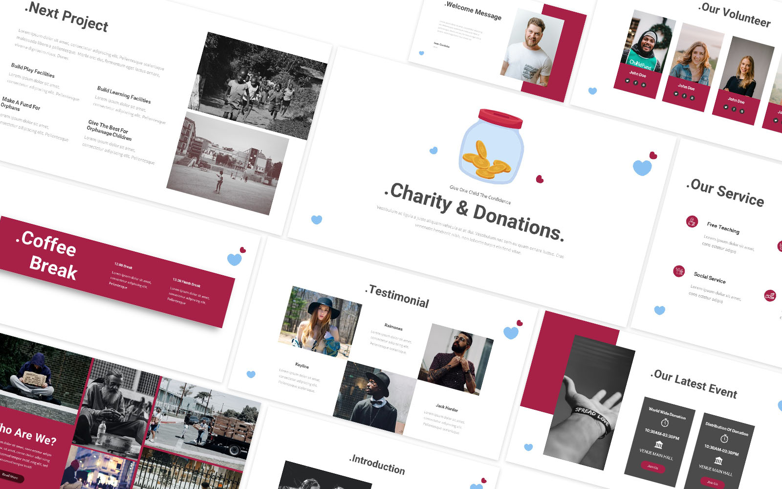 Charity & Donations Powerpoint Template