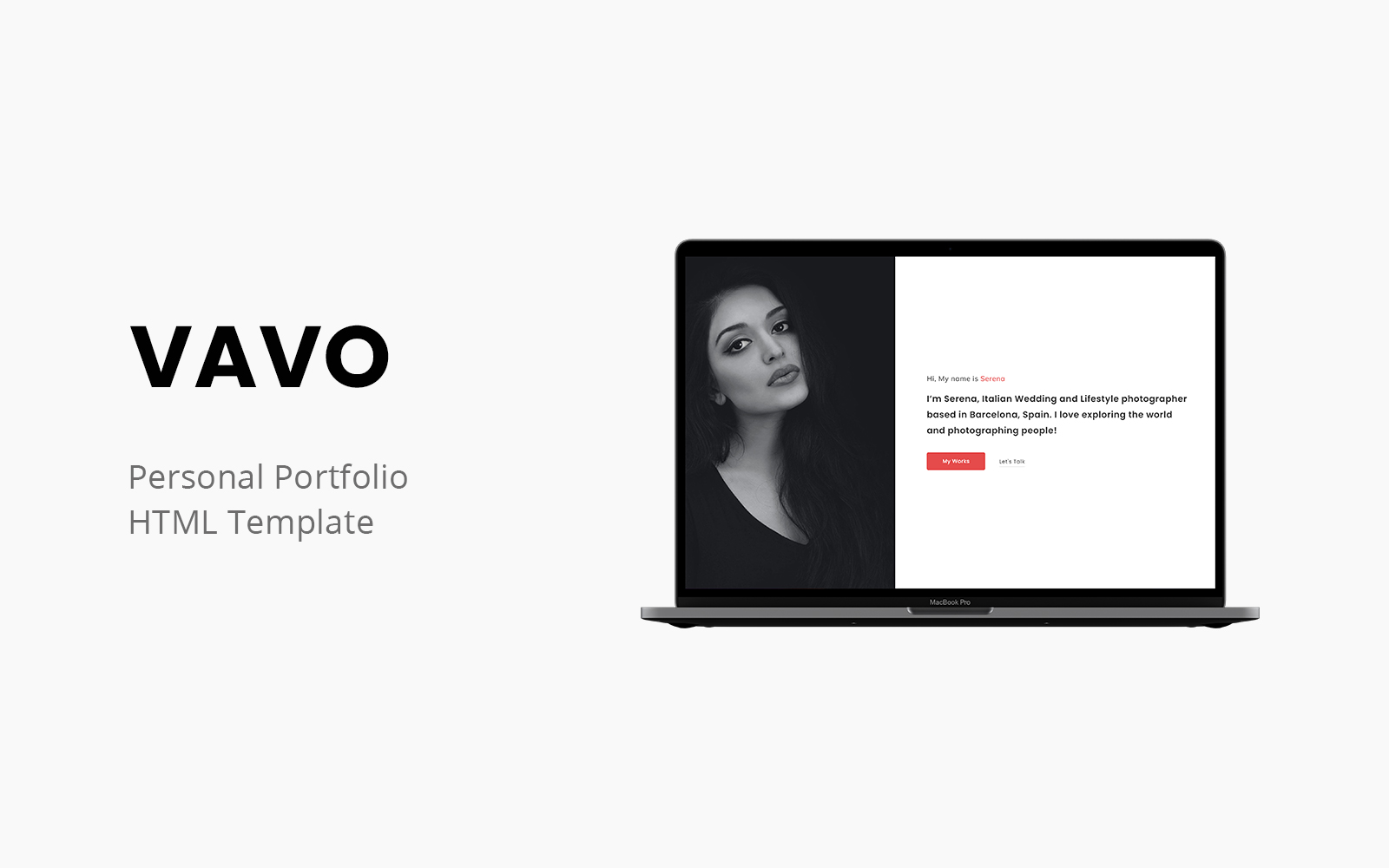 Vavo - Premium Personal Portfolio Template