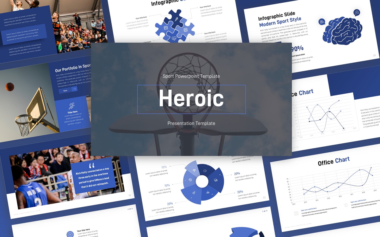 Heroic - Sport Multipurpose PowerPoint  Template