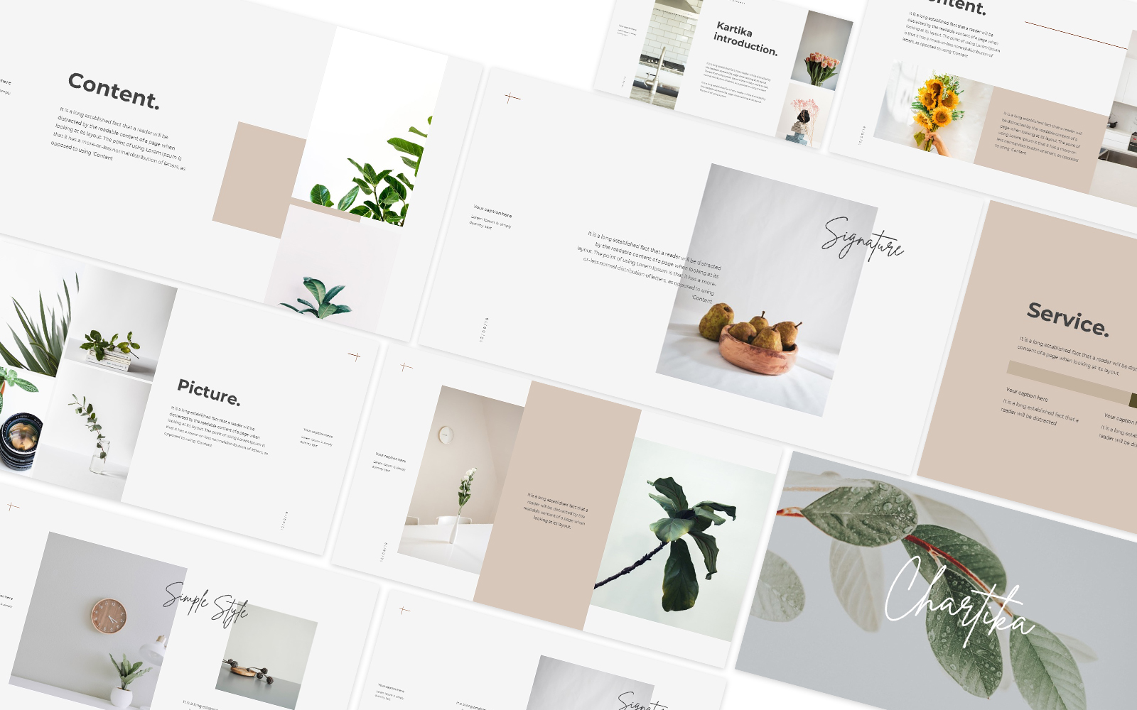 Chartika Simple Powerpoint Template