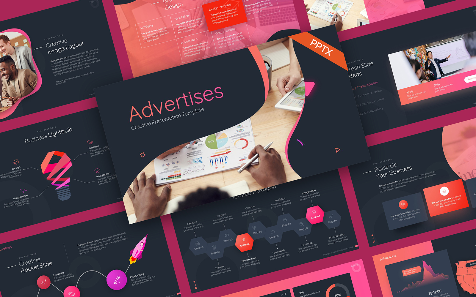 Advertises Creative PowerPoint Template